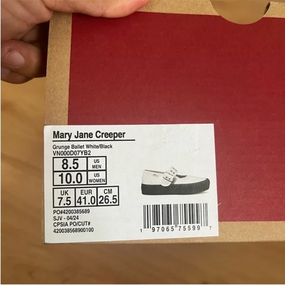 Vans Mary Jane Creeper Shoe Women
10.0 US - Picture 12 of 12